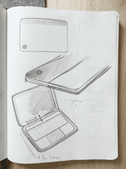 Form sketches for Pixelbook